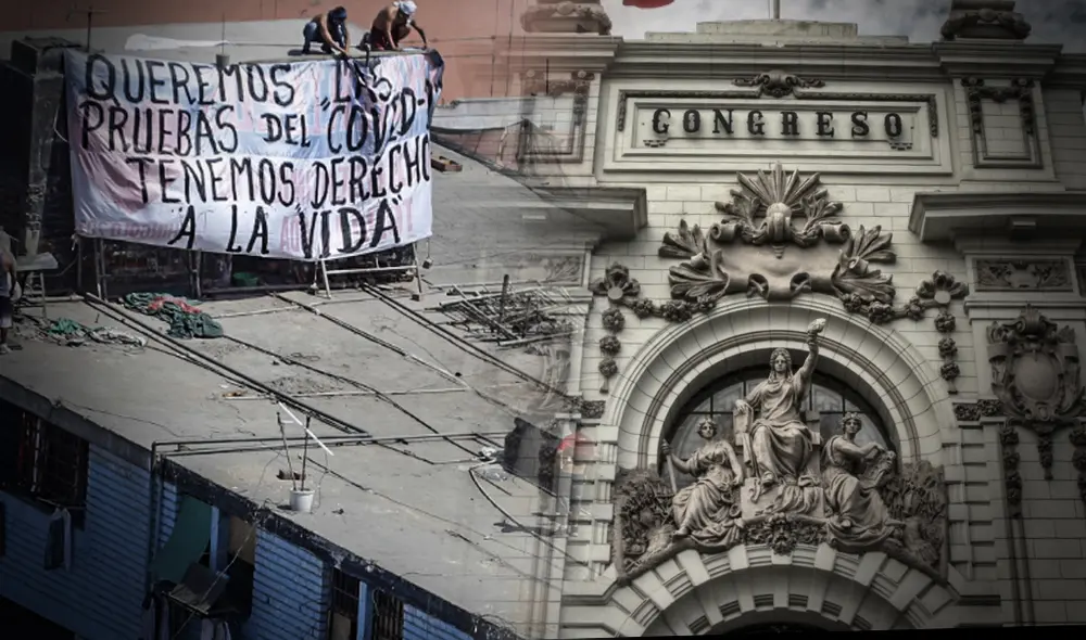 Congreso aprobó que presos pueda ser excarcelados por riesgo de coronavirus. Composición: Fabrizio Oviedo / La República. Congreso aprobó que presos pueda ser excarcelados por riesgo de coronavirus. Composición: Fabrizio Oviedo / La República.