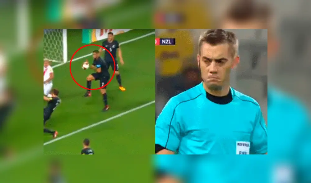 Facebook: juez del Perú vs. Nueva Zelanda habló sobre penal no cobrado [FOTO]