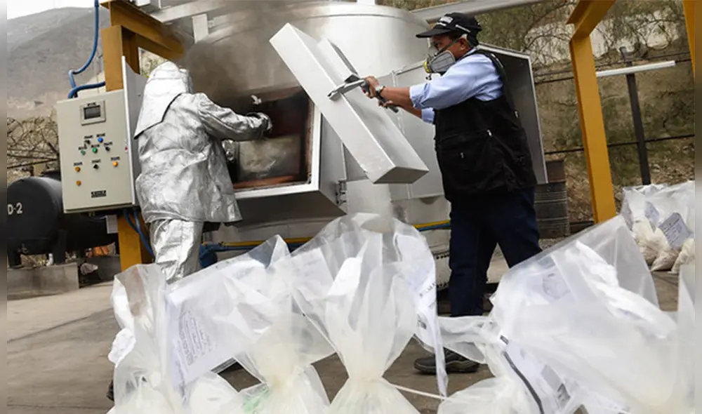 Mininter: más de 63 toneladas de droga han sido incineradas en lo que ...