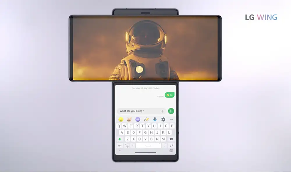 Funciones centradas en la multitarea. | Foto: LG