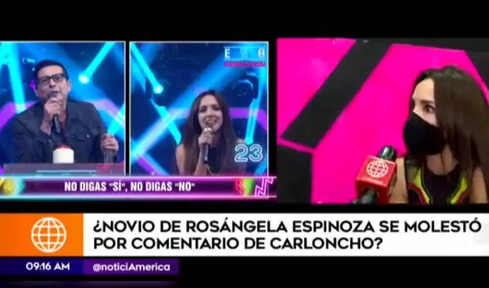 Rosángela Espinoza y 'Carloncho' Rosángela Espinoza y 'Carloncho'