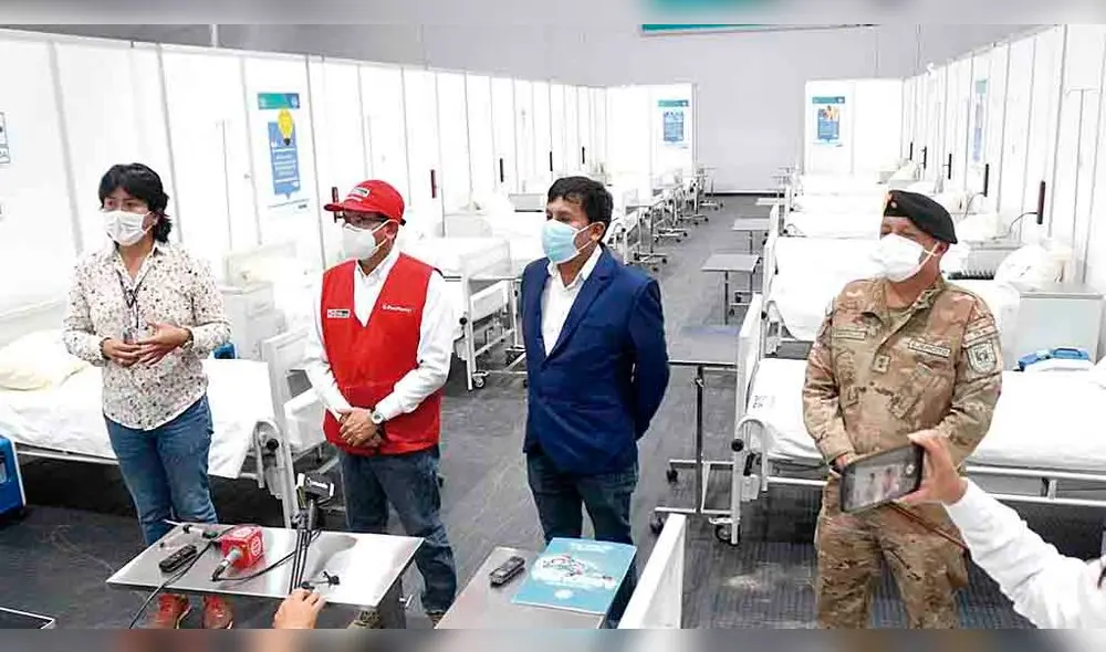 supervisión. Ministro Montenegro, asesor del Ministerio y Cáceres Llica supervisan obras en Honorio Delgado. Se espera que camas se habiliten en 48 horas. supervisión. Ministro Montenegro, asesor del Ministerio y Cáceres Llica supervisan obras en Honorio Delgado. Se espera que camas se habiliten en 48 horas.