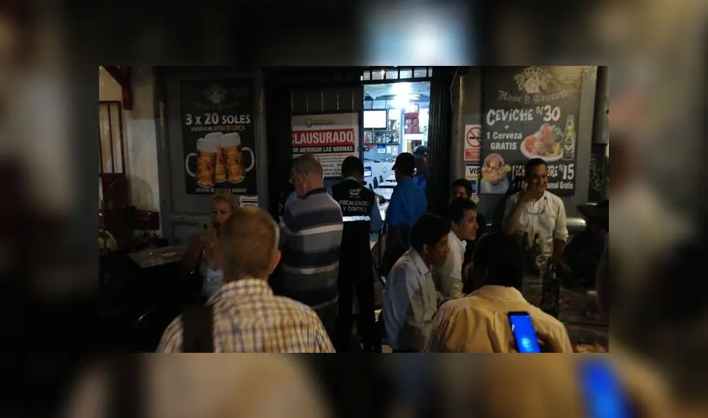Miraflores: municipalidad clausuró bares y discotecas de calle Berlín [VIDEO] 
