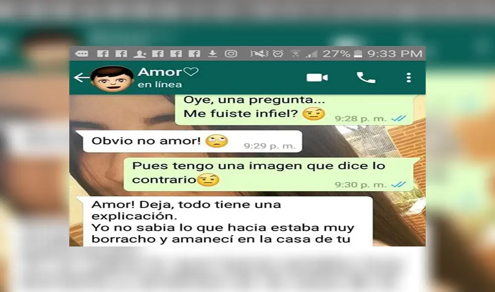 WhatsApp: Chica realiza broma de mal gusto a su pareja, pero él revela un oscuro secreto [FOTOS]