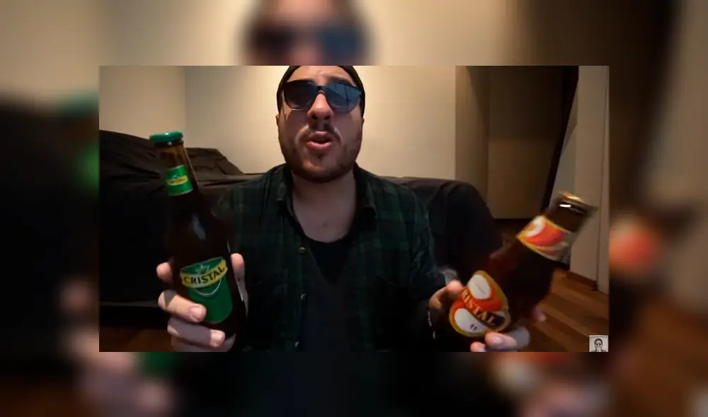 Video es viral en YouTube. El resultado del curioso experimento que comparó la cerveza Cristal peruana y chilena sorprendió a más de uno en las redes sociales. Foto: Captura.