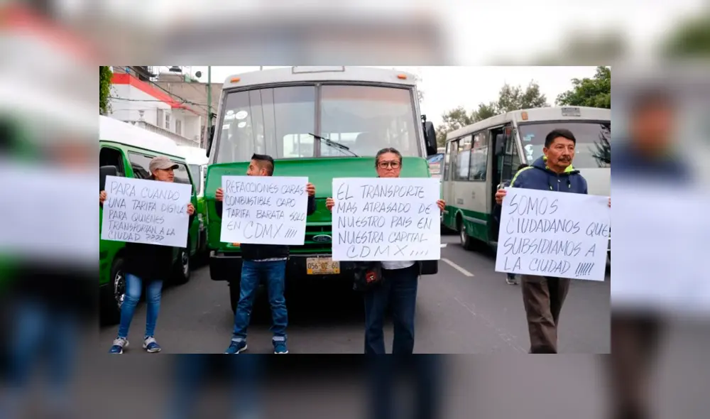 Megamarcha de transportistas por problemas de tarifa fue cancelada [FOTOS]