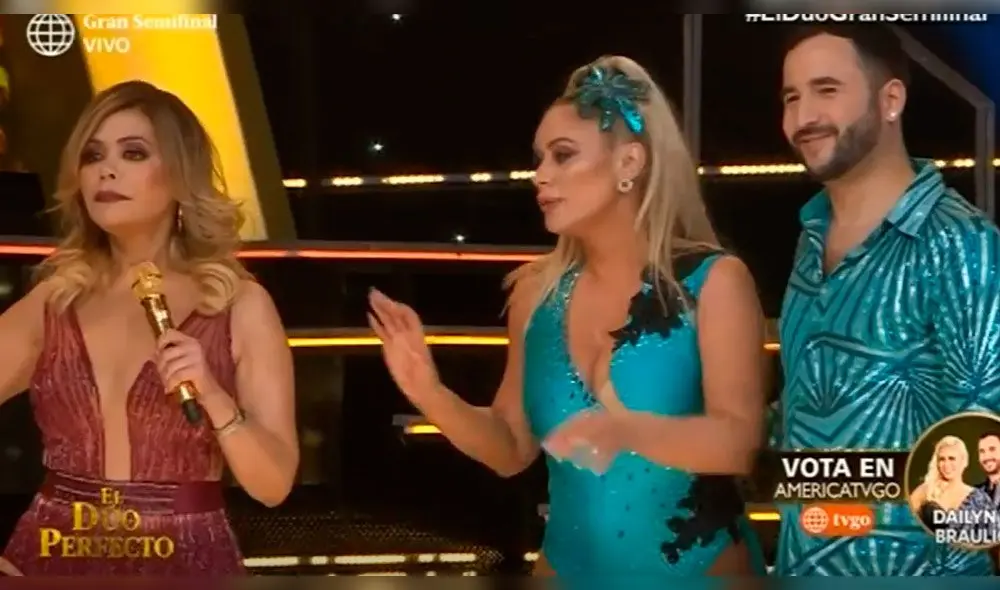 Gisela Valcárcel, Daylin Curbelo y Braulio Chappel en "El dúo perfecto" Gisela Valcárcel, Daylin Curbelo y Braulio Chappel en "El dúo perfecto"