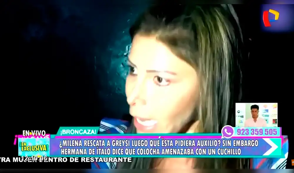 Milena Zárate "rescata" a su hermana tras pedir auxilio por maltrato de su esposo [VIDEO]