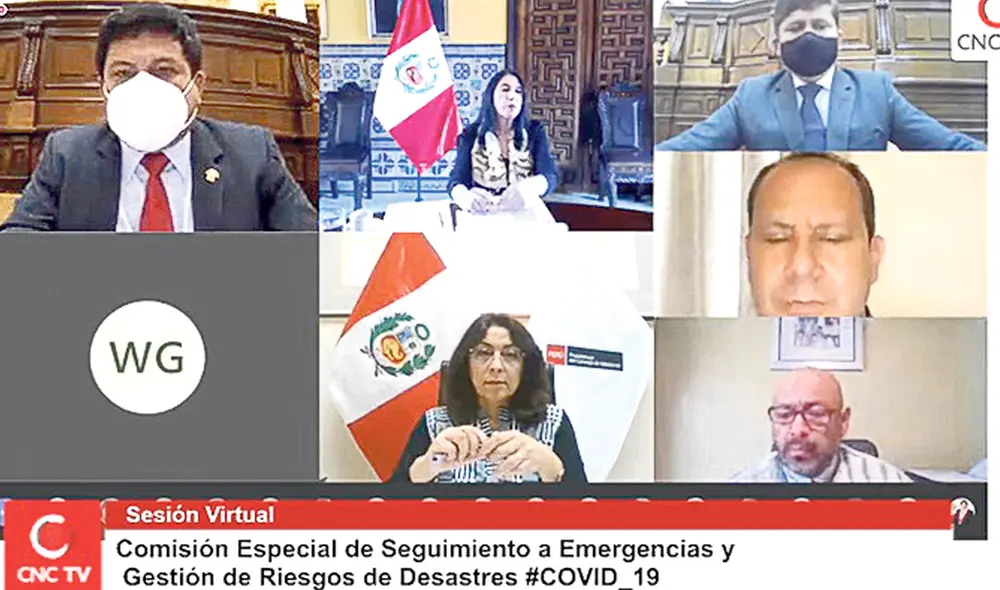 Anuncio. Premier Bermúdez confía en la llegada de vacunas. Foto: Captura de CNC TV. Anuncio. Premier Bermúdez confía en la llegada de vacunas. Foto: Captura de CNC TV.