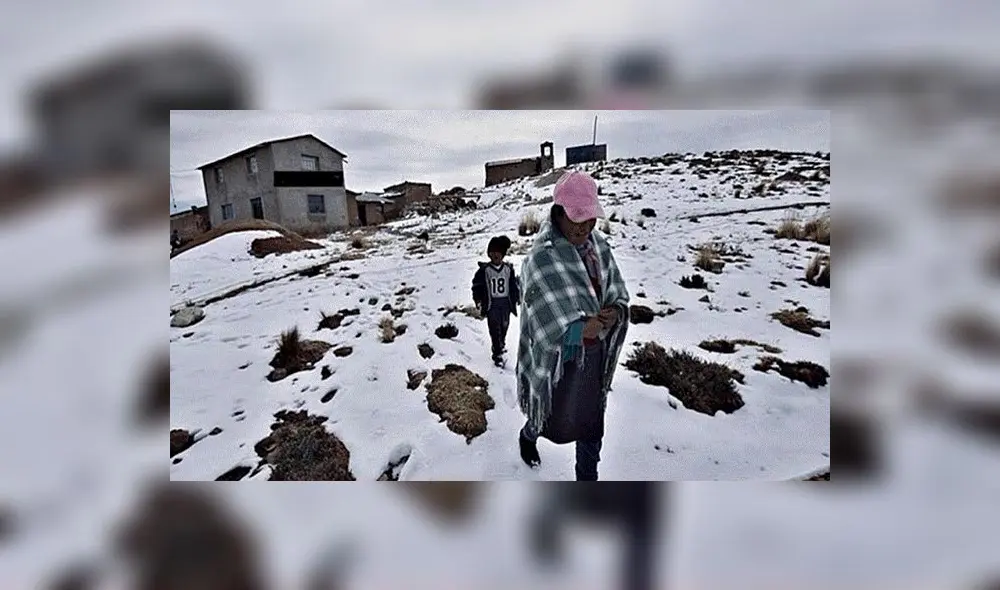Arequipa soportó la temperatura más baja del otoño, según Senamhi 