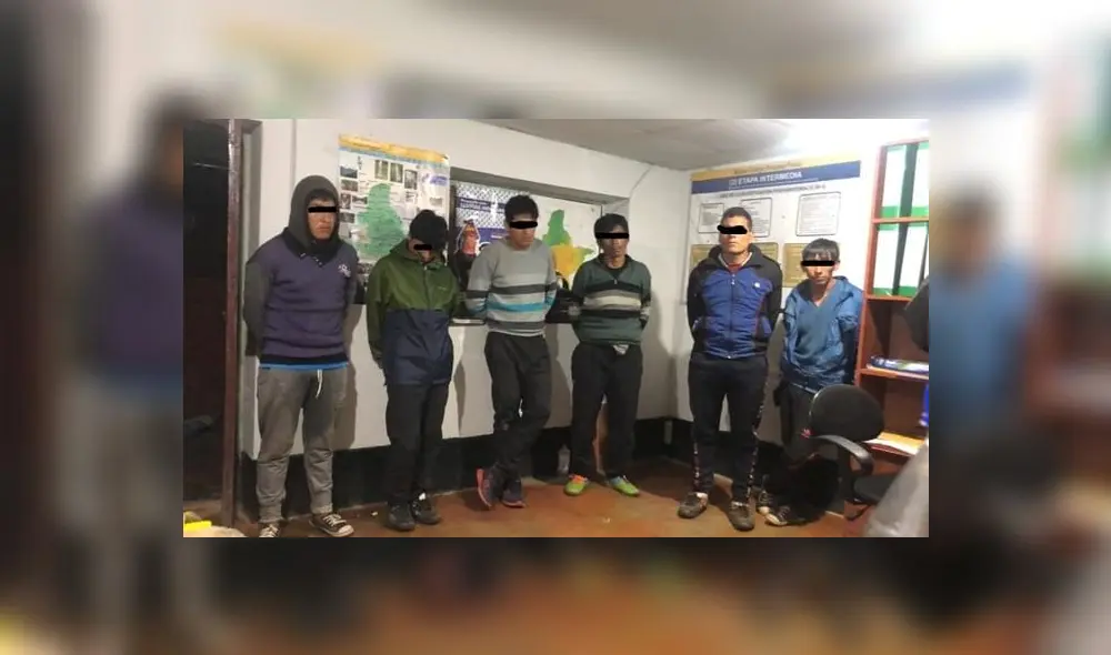 Los intervenidos serán procesados por el presunto delito de tráfico ilícito de droga. Foto: Facebook.