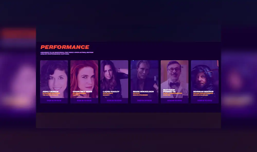 Nominados a The Game Awards 2019.