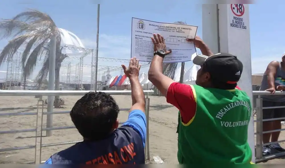 Cierran discotecas en balneario de Pimentel 