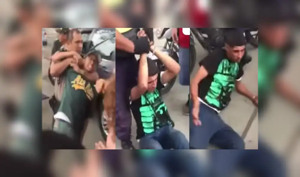 Polémica por detención de joven tras la captura de un delincuente [VIDEO]