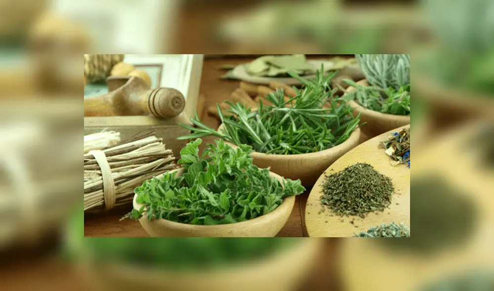 La gran mayoría de remedios caseros son a base de hierbas.