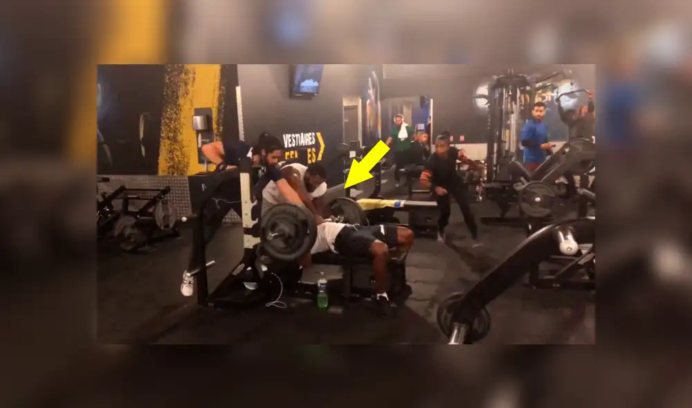 YouTube viral: graban preciso instante en que deportista casi es decapitado por pesas [VIDEO]