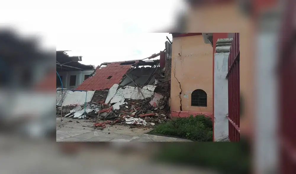 Lambayeque: iglesia Santo Domingo de Olmos colapsó por intensas lluvias [FOTOS]