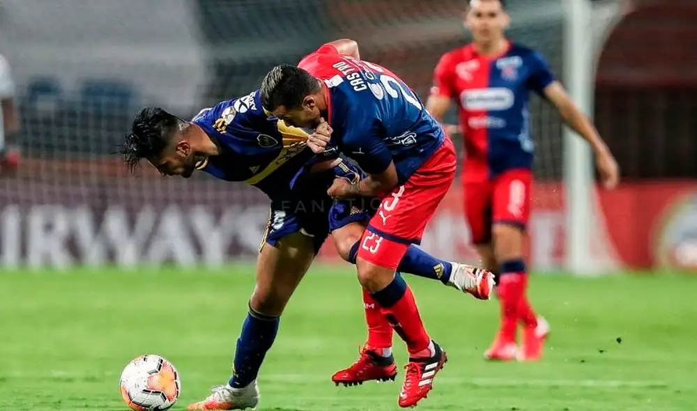Carlos Zambrano fue figura en la victoria de Boca Juniors sobre DIM de Colombia. Foto: Twitter/Carlos Zambrano Carlos Zambrano fue figura en la victoria de Boca Juniors sobre DIM de Colombia. Foto: Twitter/Carlos Zambrano