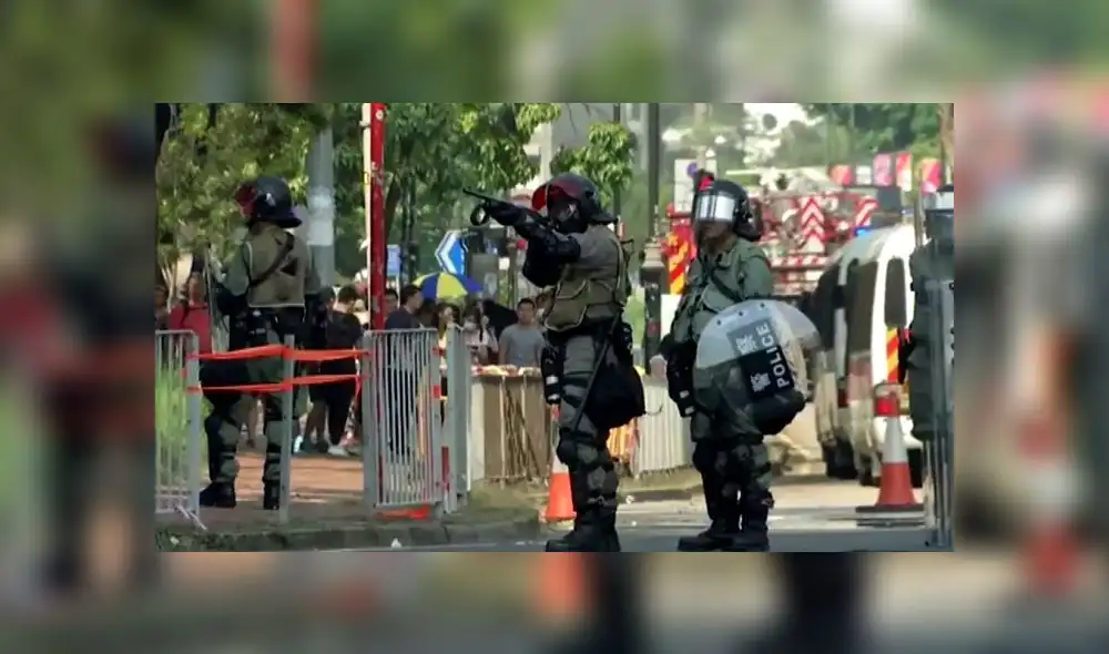 El joven fue enviado a un hospital y será operado. Foto: captura