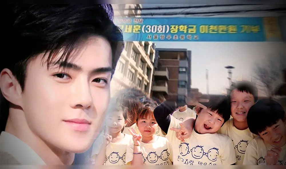 La donación de Sehun a su alma máter se convirtió en becas para los niños con mejores calificaciones.