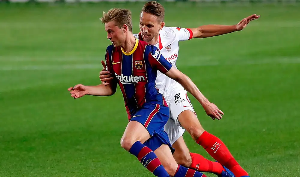 Barcelona y Sevilla se miden en la quinta jornada de la Liga Santander. Foto: EFE Barcelona y Sevilla se miden en la quinta jornada de la Liga Santander. Foto: EFE