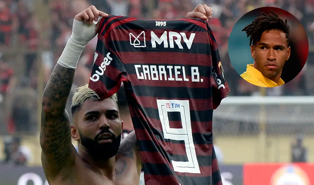 Gabriel Barbose estrenó nuevo peinado tras ganar la Copa Libertadores 2019 con Flamengo.
