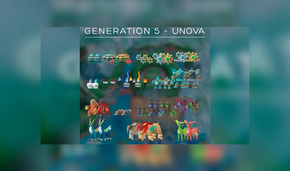 Filtran lista de los pokémon de quinta generación shiny en Pokémon GO Filtran lista de los pokémon de quinta generación shiny en Pokémon GO