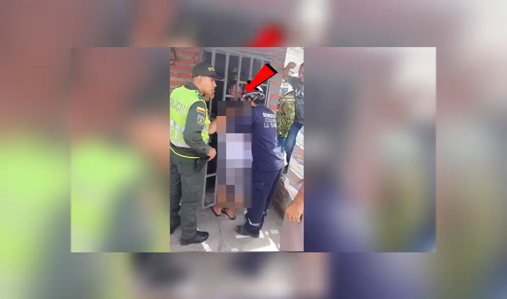 Facebook viral: Mujer atora su cabeza en una reja por ver qué hacía su vecina [FOTOS]