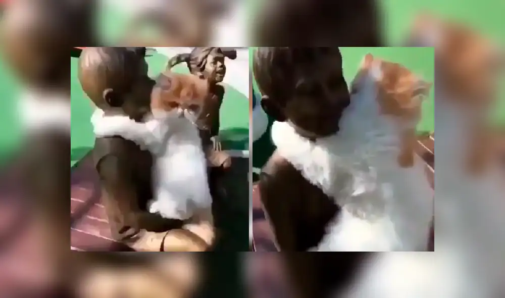 Vía Facebook. El dueño del felino estaba paseando a su mascota por un parque de diversiones cuando esta lo sorprendió con un peculiar comportamiento que enterneció a miles