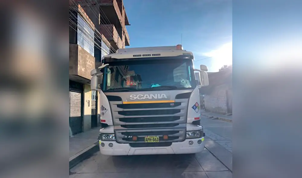 Conductor de unidad no contaba con la documentación. Foto: Policía.