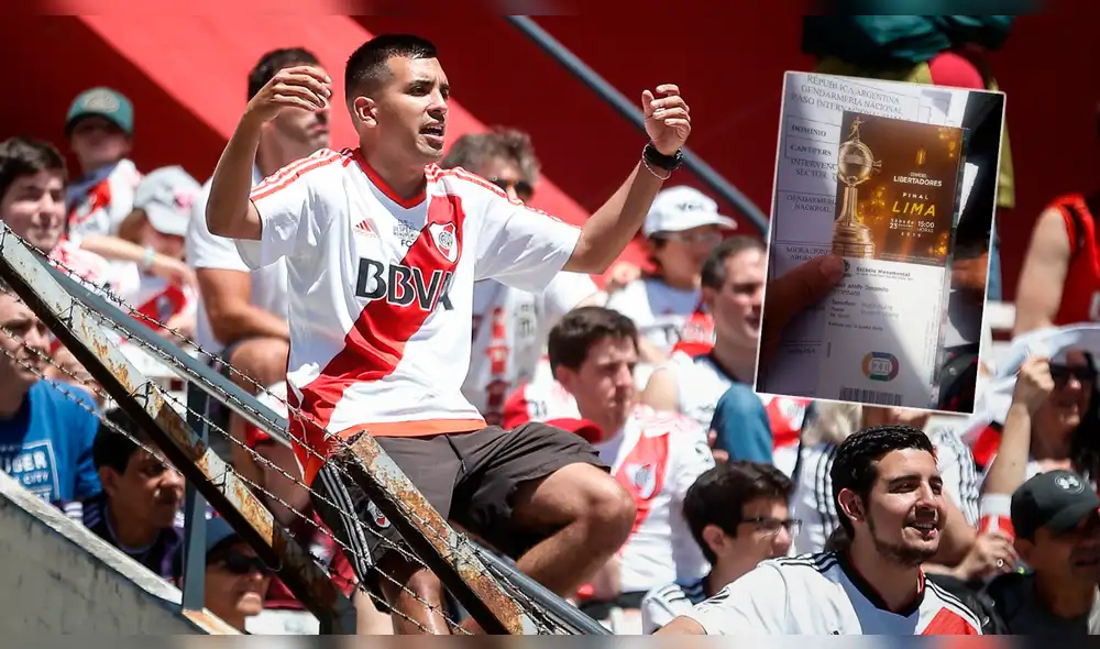 Final Copa Libertadores 2019: hincha de River Plate perdió su entrada en Argentina.