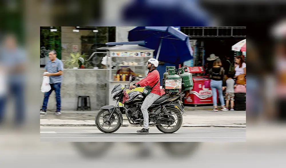 gas transporte motocicleta
