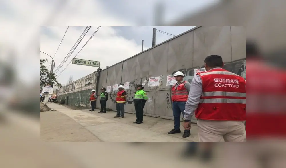 SJL: Sutran cerró definitivamente planta de revisiones técnicas de Lidercon SJL: Sutran cerró definitivamente planta de revisiones técnicas de Lidercon