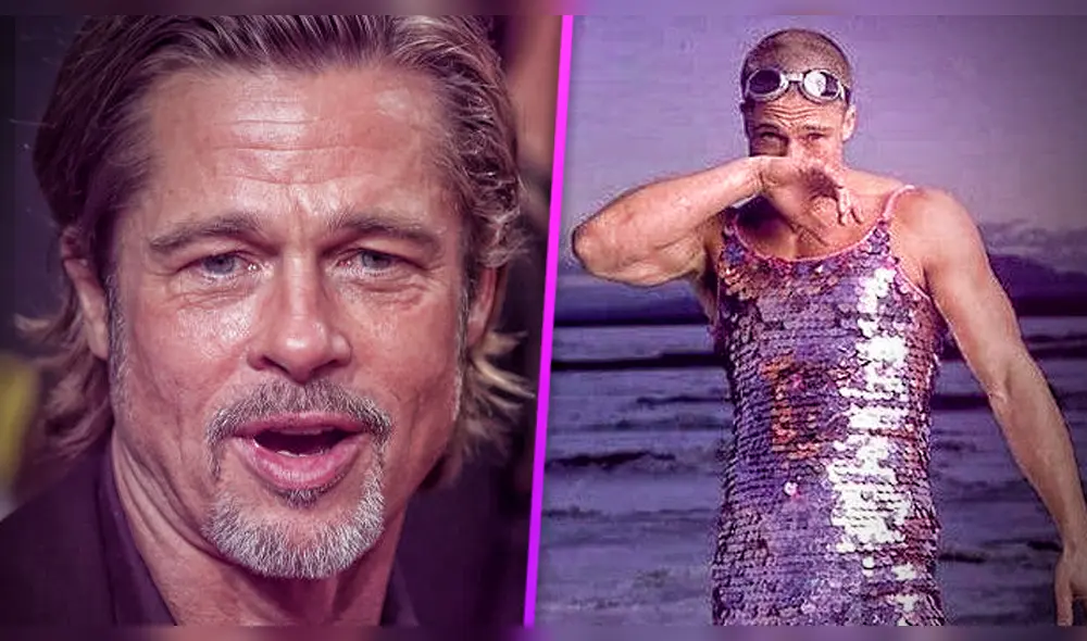 Brad Pitt y la vez que usó un vestido de mujer para la revista Rolling Stone en 1999