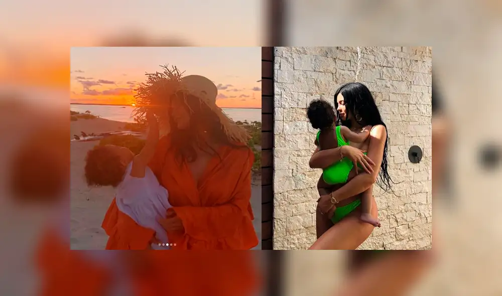 Kylie Jenner y su hija Stormi desbordan ternura con fotos en la playa