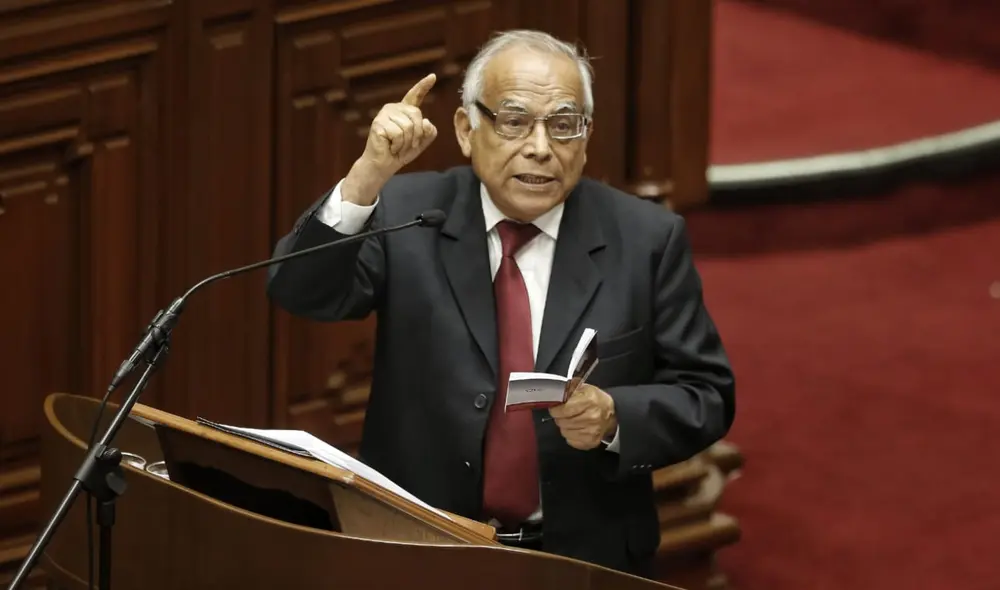 El presidente del Consejo de Ministros pelanteó cuestión de confianza. Foto: Antonio Melgarejo/ La República El presidente del Consejo de Ministros pelanteó cuestión de confianza. Foto: Antonio Melgarejo/ La República