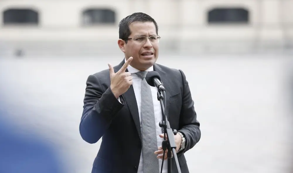 Benji Espinoza es uno de los tres defensores legales del presidente de la República, Pedro Castillo, ante las investigaciones que la Fiscalía de la Nación. Foto: Marco Cotrina / La República