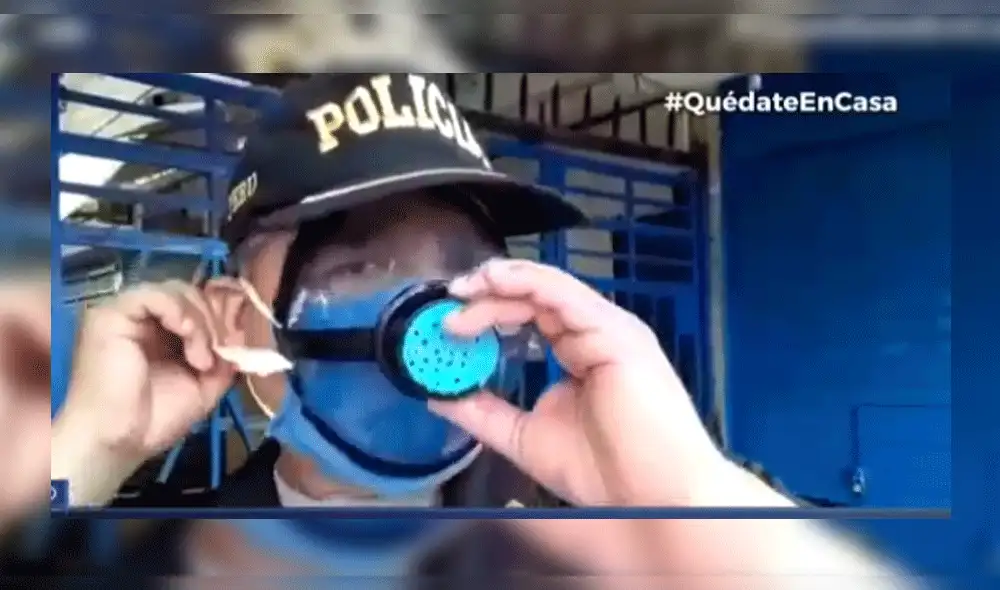 Brigadier mencionó que se siente más seguro con la mascarilla que creó. Brigadier mencionó que se siente más seguro con la mascarilla que creó.