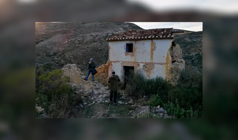 El estado actual en el que se encuentra el lugar donde fueron asesinados las tres niñas. Foto: Las Provincias.