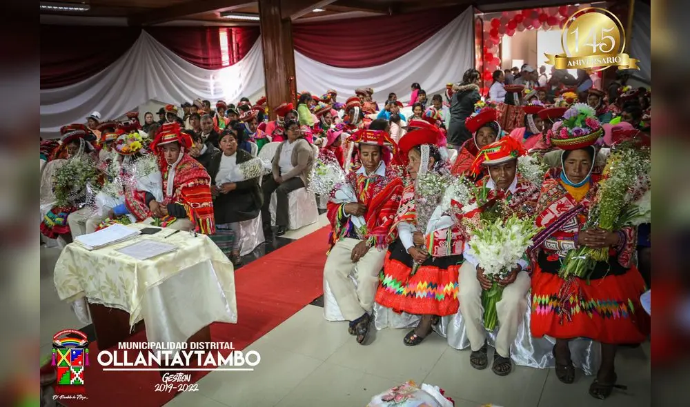 Parejas contraen matrimonio luciendo trajes tradicionales de Cusco [FOTOS]
