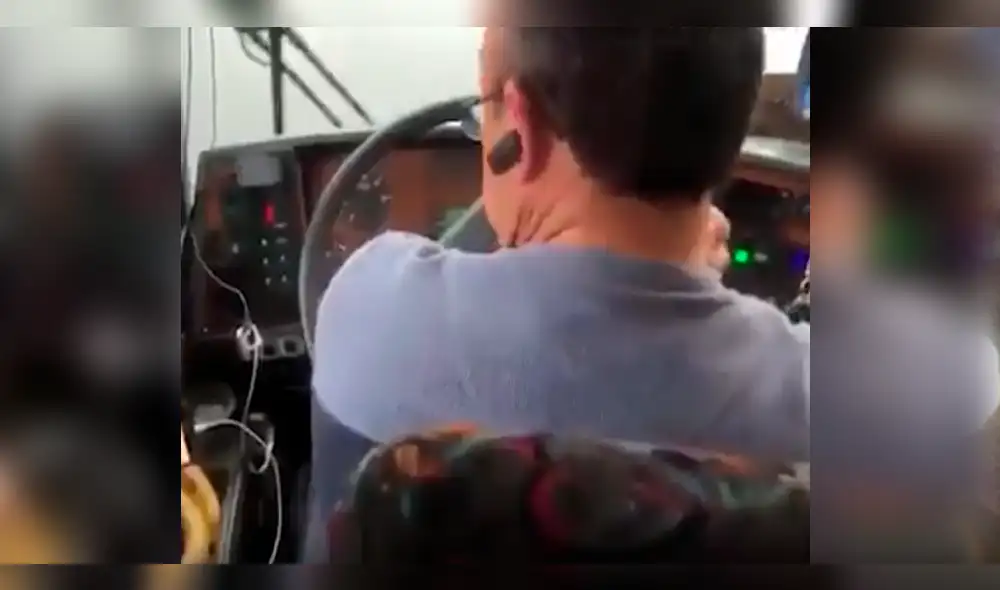 Chofer fue despedido tras cometer terrible irresponsabilidad al volante [VIDEO]