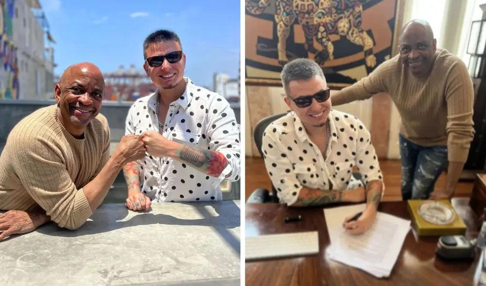 Farik Gripa buscará la ansiada internacionalización al lado de Sergio George. Foto: Instagram Farik Gripa