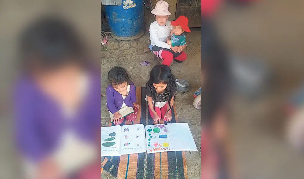 Piura. En el caserío Pillo, los niños no cuentan con radio, televisión o celular. Otros cuidan a sus hermanos. Piura. En el caserío Pillo, los niños no cuentan con radio, televisión o celular. Otros cuidan a sus hermanos.
