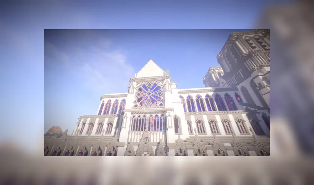 Réplica en Minecraft de la Catedral de Notre Dame demuestra su impresionante arquitectura [FOTOS Y VIDEO]