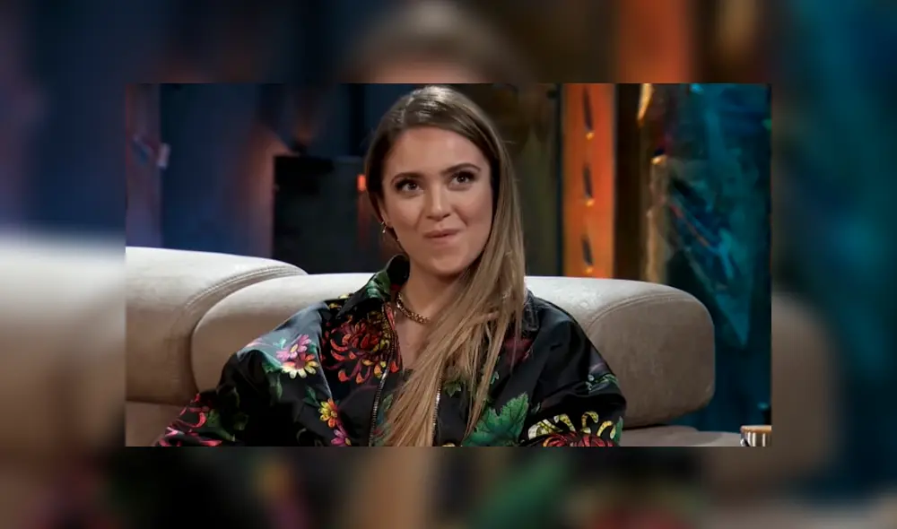 La actriz y cantante española Ana Mena en el plató de La Resistencia. La actriz y cantante española Ana Mena en el plató de La Resistencia.