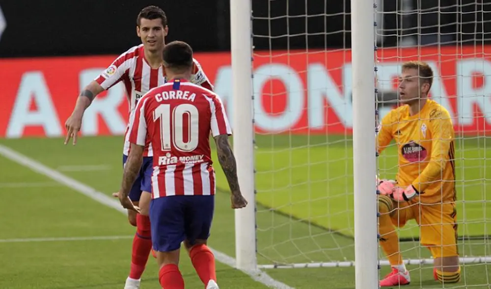 Atlético de Madrid se enfrenta a Celta de Vigo en la fecha 35 de LaLiga. | Foto: EFE