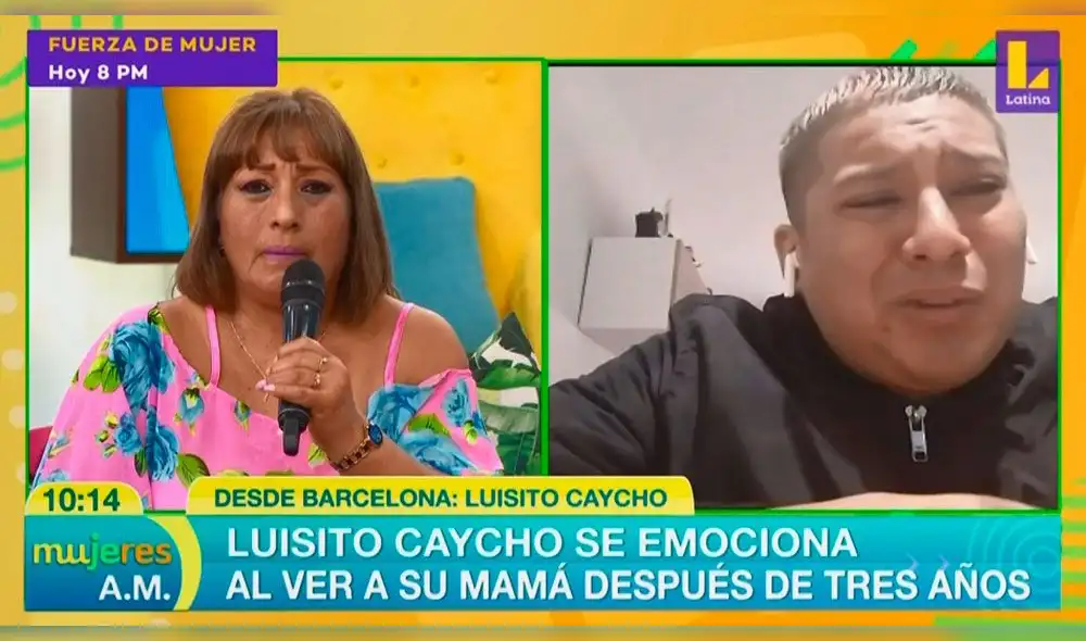Luisito Caycho llora en Mujeres al mando