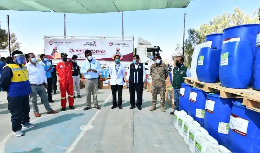 Donación de Southern fue recibida por diversas autoridades de Arequipa. Donación de Southern fue recibida por diversas autoridades de Arequipa.