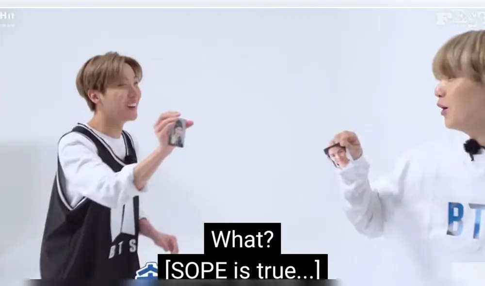 Desliza para ver más de Suga y J-Hope Foto: Captura/Bangtan TV