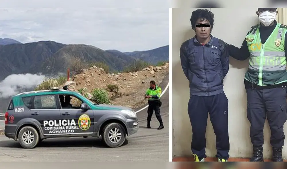 Detenido. Demetrio Chauana Medina , fue detenido por agentes de la comisaría de Achanizo (Caravelí), tras quemar a su pareja.